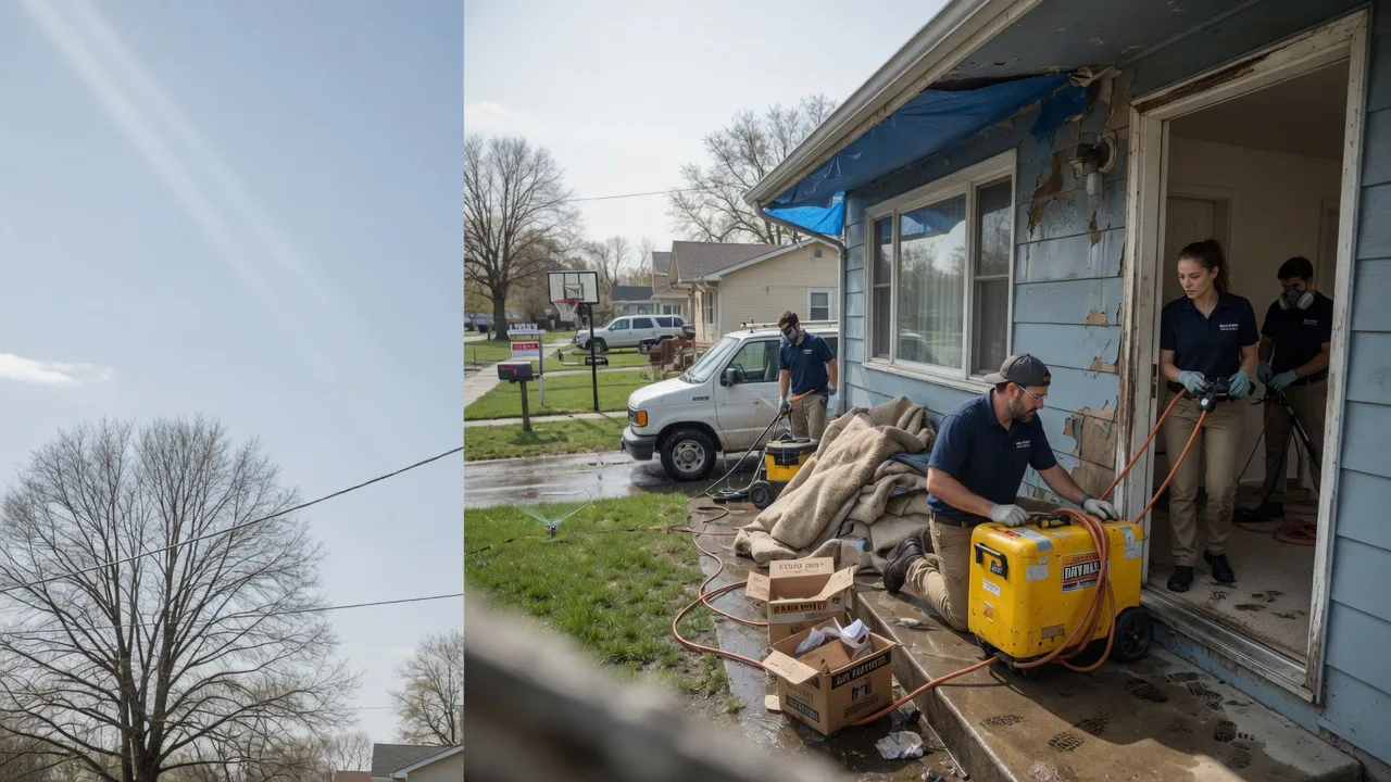 Basement Flood Cleanup in Ashkum, IL near me